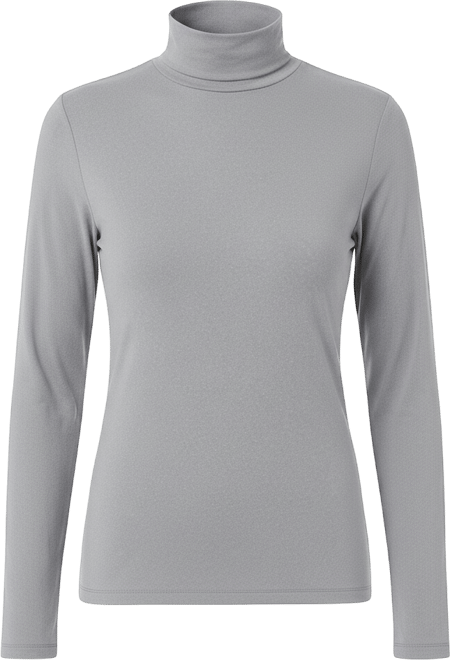 Women's Long-Sleeve Mock-Neck Top