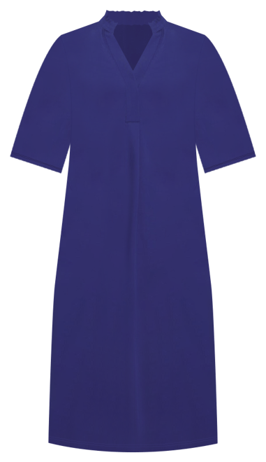 Short-sleeve Popover Dress