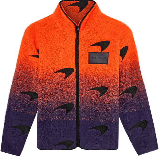 REISS x McLaren Drift Speedmark Oversized Fit Embroidered Ombré