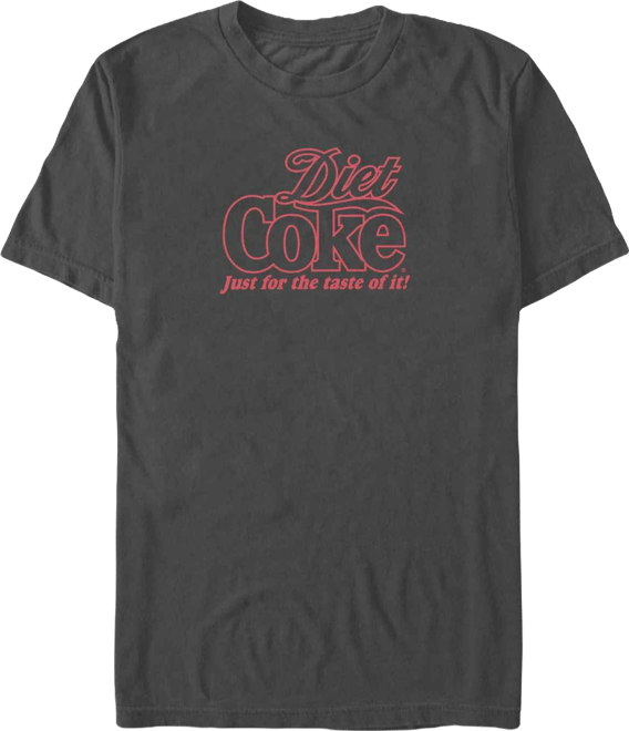 Men's Diet Coke Outline Short Sleeve T-Shirt