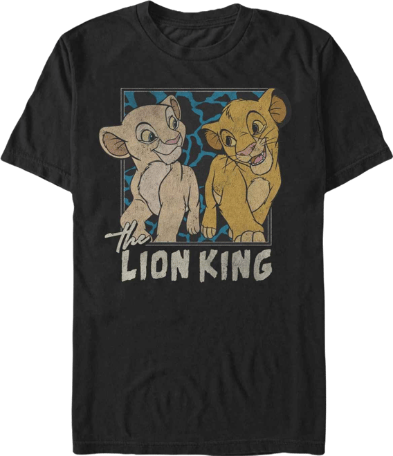 Men's Simba and Nala Short Sleeve T-Shirt
