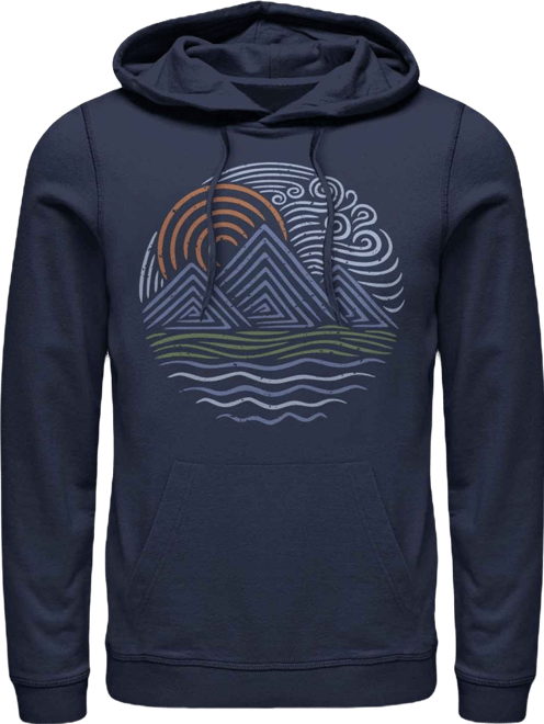 Men's Outdoor Waves Fleece Pullover Hoodie