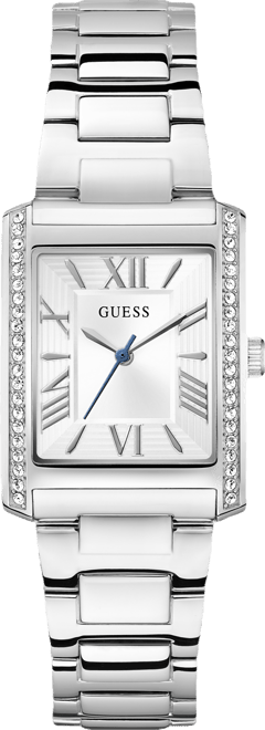 Women's Analog Silver Tone Stainless Steel Watch, 27mm