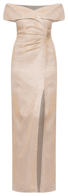 Off-Shoulder-Sweetheart-Neck Gown