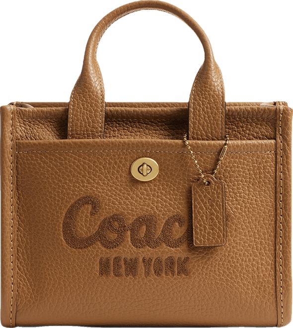 COACH Mini Leather Cargo Tote Bag 20 - Macy's