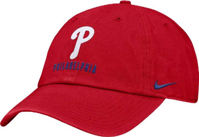 Women's Red Philadelphia Phillies Club Adjustable Hat