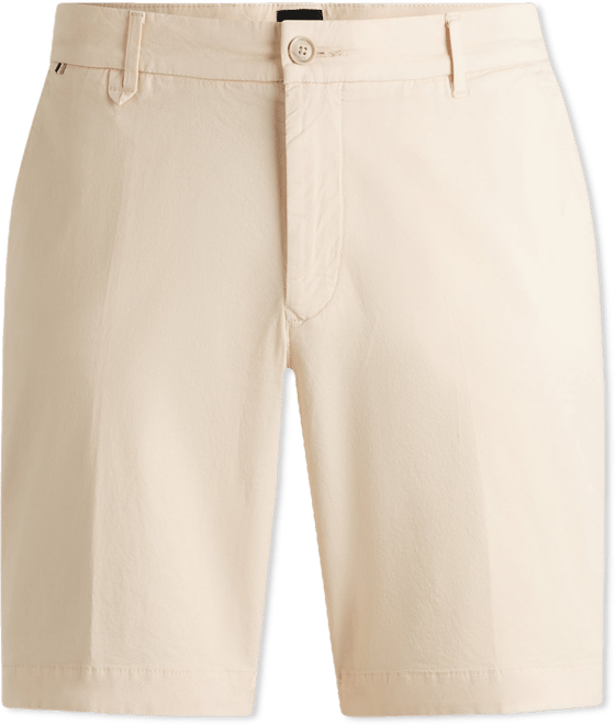 Boss by  Men's Cotton-Twill Slim-Fit Shorts