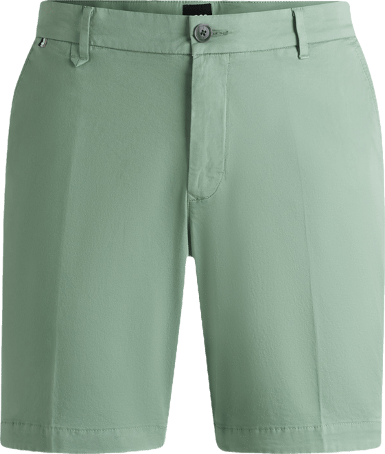 Boss by  Men's Cotton-Twill Slim-Fit Shorts