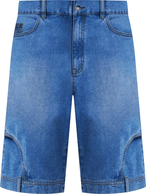Men's Upcycling denim Bermuda shorts