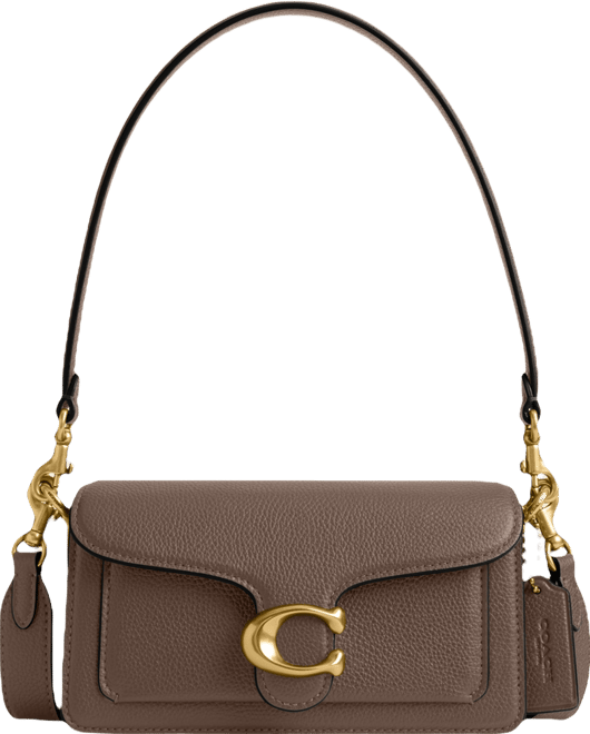 Tabby Small Polished Pebble Leather Shoulder Bag 20