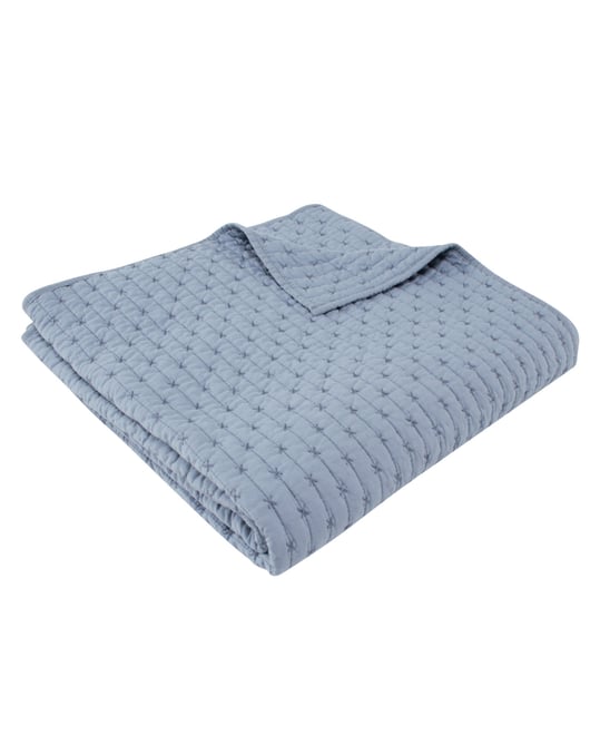 Cross Stitch Reversible Quilted Throw, 50" x 60"