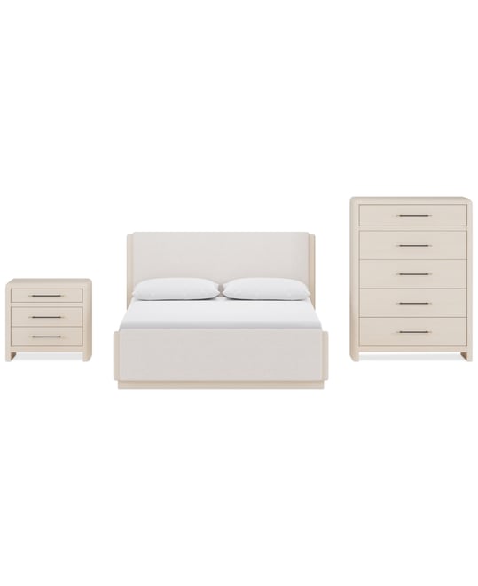 Wallen 3-Pc. Set (King Bed, Chest & Nightstand)