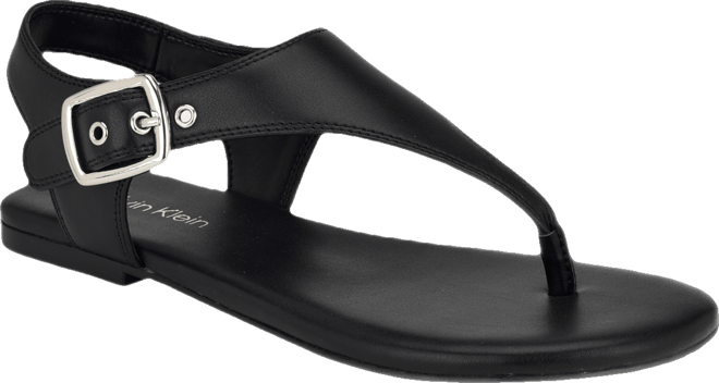 Women's Moraca Buckle T-Strap Flat Sandals