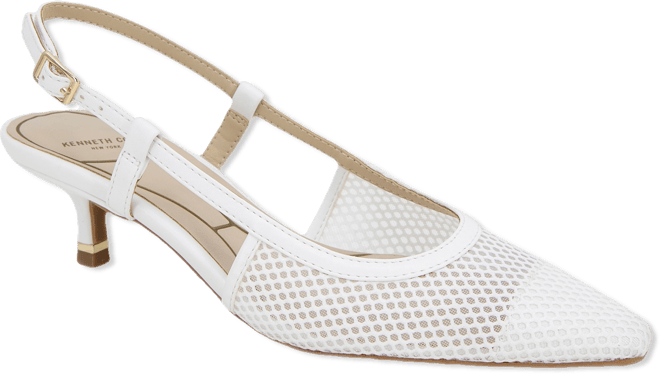 Kenneth Cole New York Women's Martha Mesh Kitten Heel Pumps Macy's