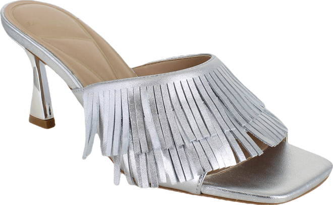 Women's Darby Fringe Slip On Dress Sandals