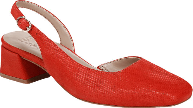 Women's Jayla Mid-Heel Square Toe Slingback Pumps