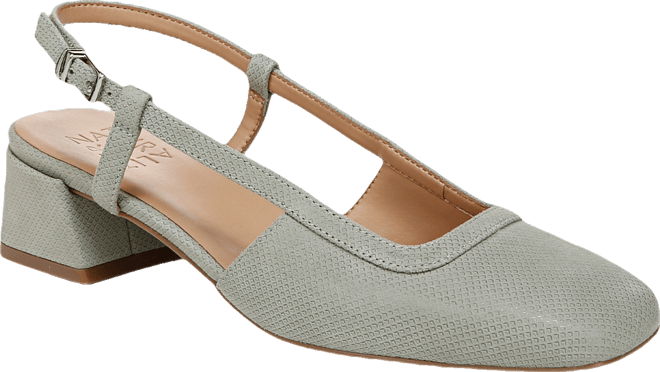 Women's Harper Block Heel Square Toe Slingback Pumps