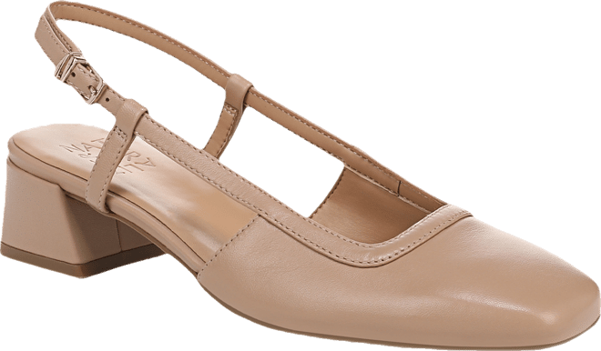 Women's Harper Block Heel Square Toe Slingback Pumps