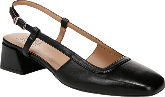 Women's Harper Block Heel Square Toe Slingback Pumps