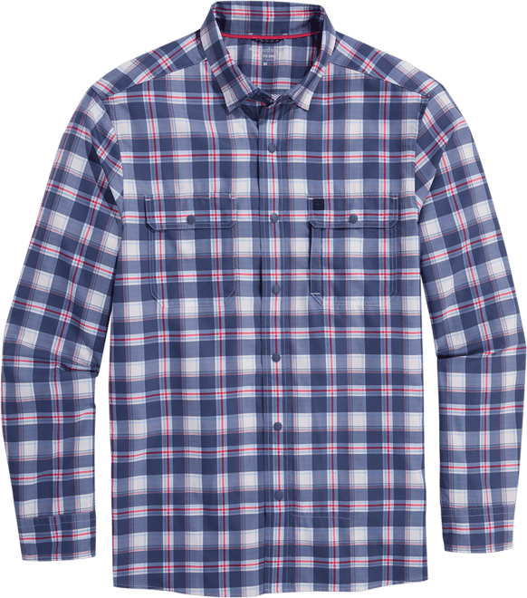 Markoe Plaid Performance Harbor Shirt