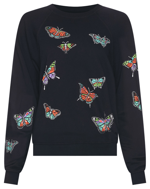 Anela Vintage Butterflies Pullover