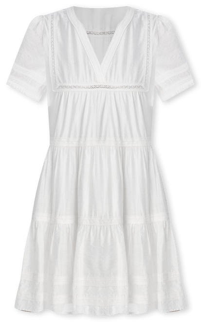 AQUA Lace Voile Short Sleeve Dress - Exclusive | Bloomingdale's Women