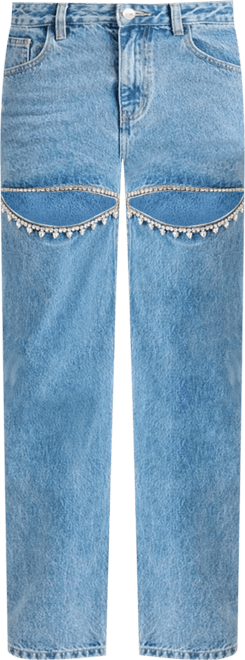 Women's Cotton Taylor Bedazzled Pants