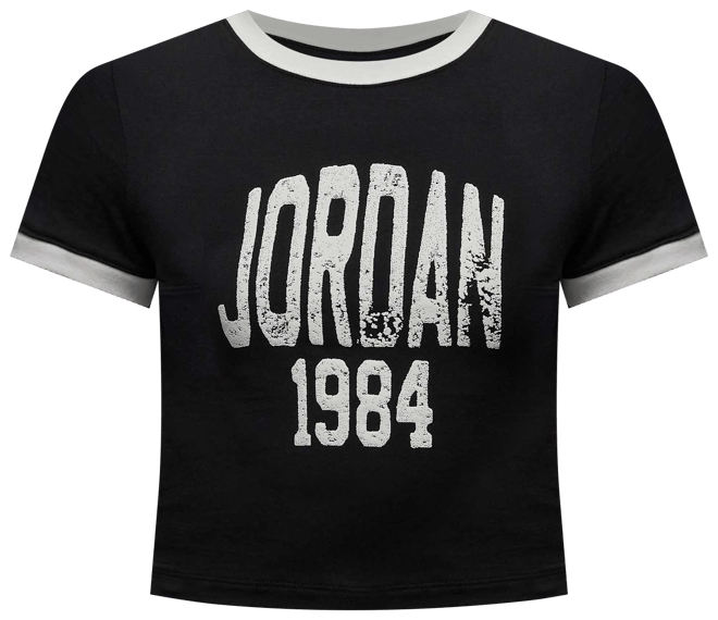 ジョーダン ウィメンズ クロップド グラフィック Tシャツ