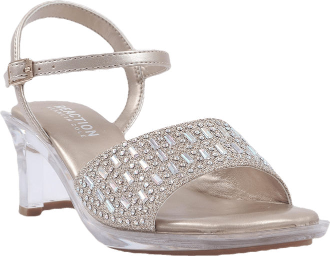 Little and Big Girls Cinderella Shine Almond Toe Heels