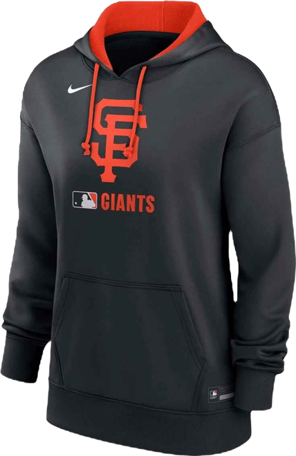 Women's Black San Francisco Giants Authentic Collection Performance Pullover Hoodie