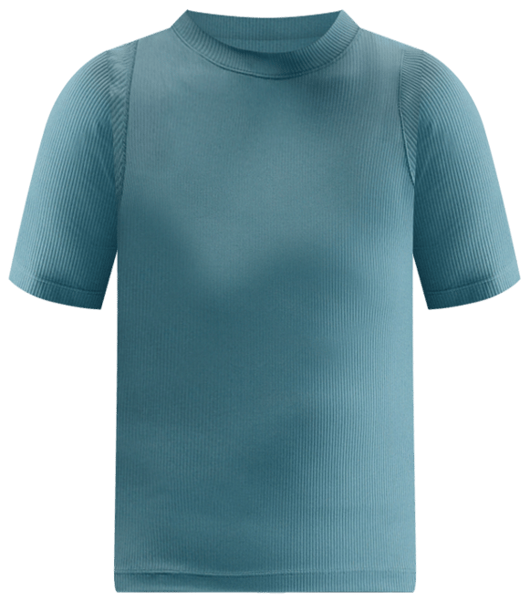 Nike Zenvy Rib Women's Dri-FIT Short-Sleeve Top