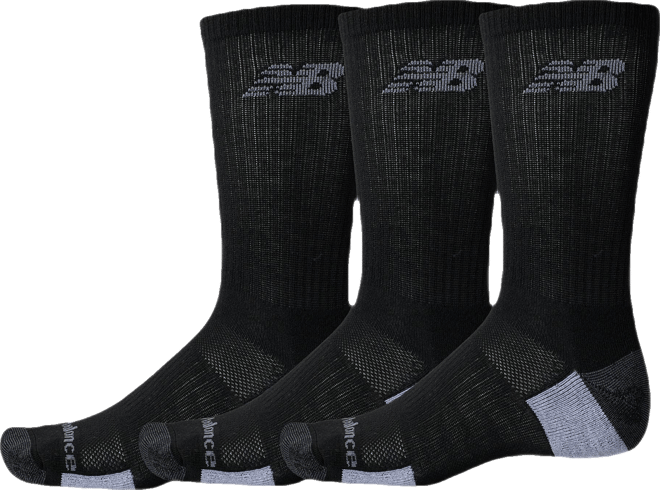 New Balance Unisex Performance Cushioned Crew 3 Pack