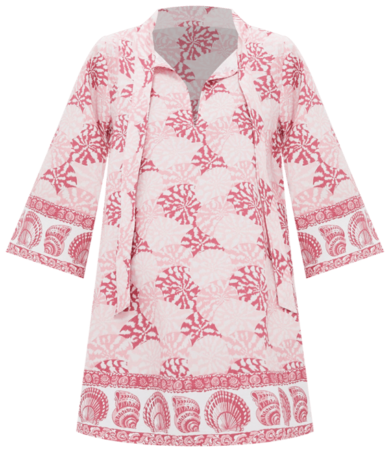 Dusty Rose Nautilus Shell Marseille Coverup