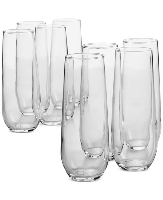 Stemless Champagne Glasses, Set of 8, Exclusively at Macy's