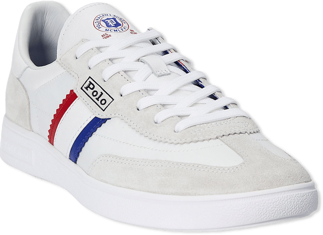 Polo Ralph Lauren Men's Bedford Suede-Paneled Sneaker - Macy's