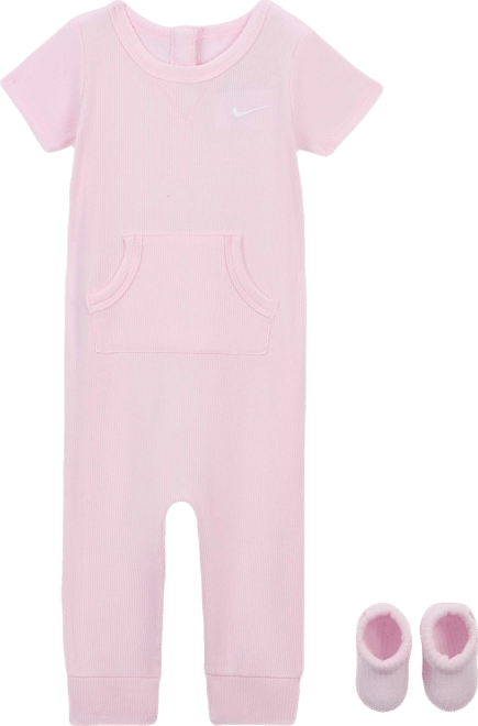 Nike Baby Rib Knit Romper and Socks Set