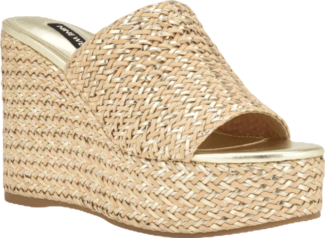 Women's Everie Woven High Platform Wedge Sandals
