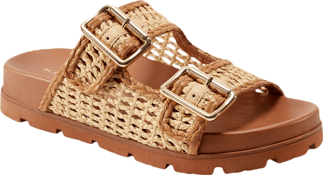 Women's Mylan Woven Buckle Straps Flat Sandals