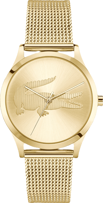 Women's Crocodelle Gold Tone Stainless Steel Mesh Bracelet Watch, 36mm