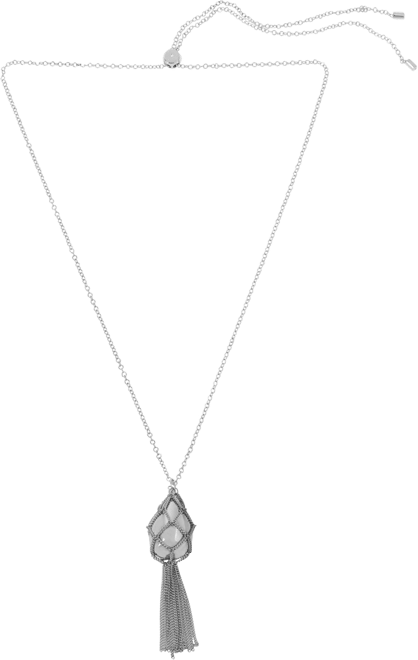 Chain Mesh Egg Pendant Necklace