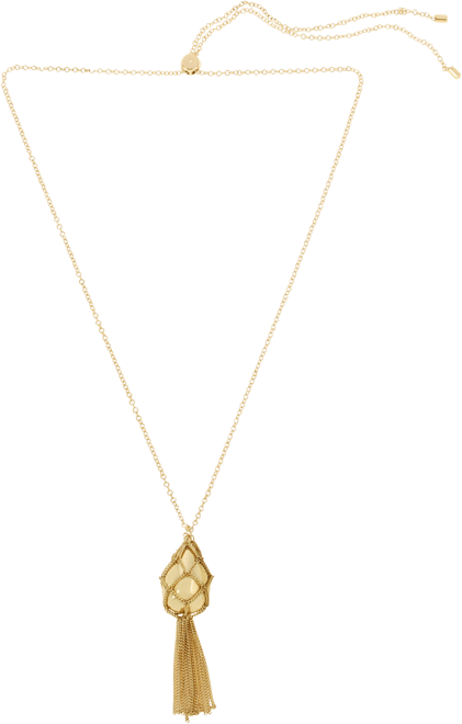 Chain Mesh Egg Pendant Necklace