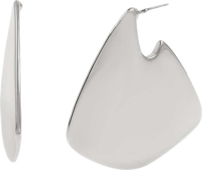 Geometric Statement Hoop Earrings