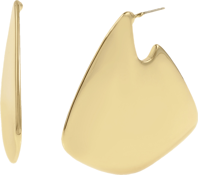 Geometric Statement Hoop Earrings