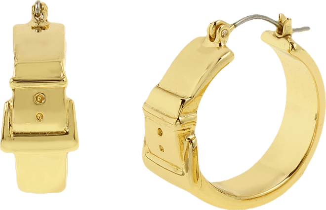 Belt Buckle Hoop Earrings