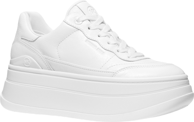 Michael  Women's Hayes Empire Logo Lace-Up Platform Sneakers