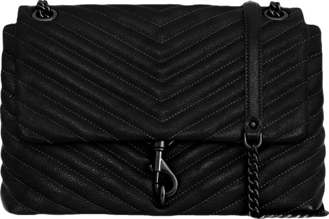 Edie Medium Leather Flap Shoulder Bag