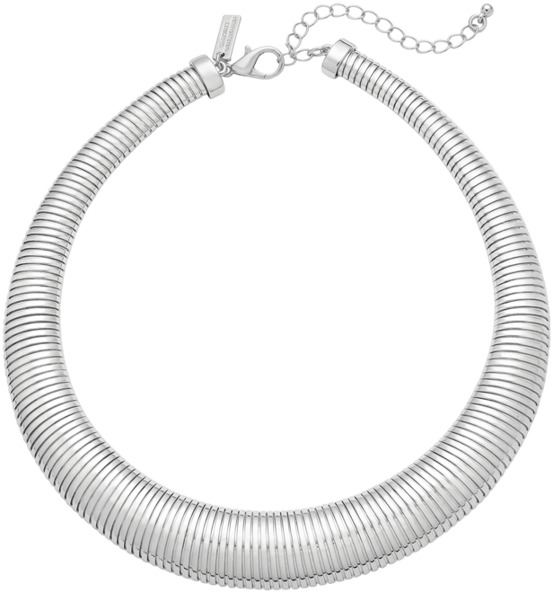 Gold-Tone Omega Chain Collar Necklace, 17" + 3" extender, Exclusively at Macy's