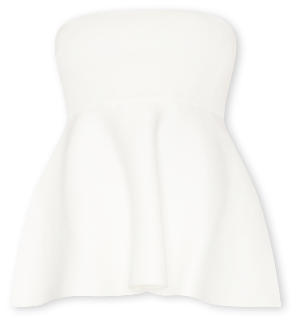 Isadore Knit Sweater Peplum Top