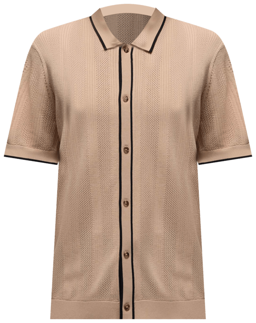 Jordan Sport ​Men’s Knit Button-Down Golf Top