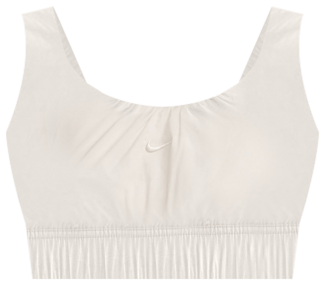 Nike Sportswear Chill Poplin เสื้อกล้ามเอวลอยทรงเข้ารูปผู้หญิง